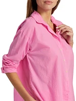 Devyn Linen Button-Front Shirt