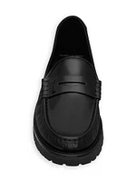 Le Loafer Monogram Penny Slippers Smooth Leather