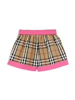 Baby Girl's & Little Girl's Amiee Archive Check Shorts