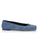 Billie Denim Ballet Flats