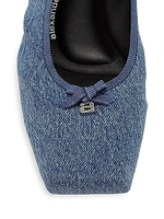 Billie Denim Ballet Flats