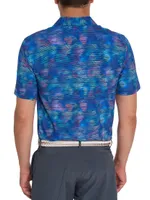 Swayzee Short-Sleeved Knit Polo Shirt