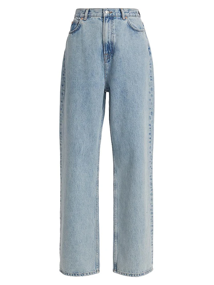 Low-Rise Wide-Leg Jeans