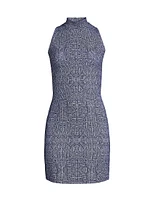 Nova Labyrinth Double-Face Knit Dress