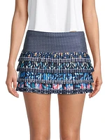 Keepin' It Rio Pleated Jersey Tennis Skort