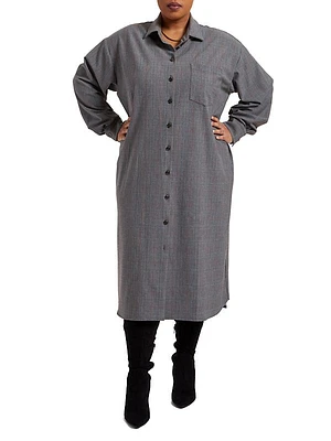 Tammy Plaid Shirtdress