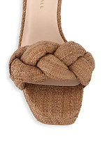 Fae Braided Raffia Platform Sandals