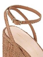 Fae Braided Raffia Platform Sandals