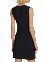 Fitted Sleeveless Sheath Dress