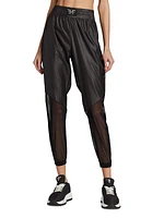 Glide Mesh-Panel Jogger Pants