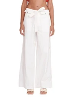 Brayden Cotton Wide-Leg Pants