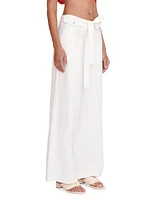 Brayden Cotton Wide-Leg Pants