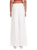 Brayden Cotton Wide-Leg Pants