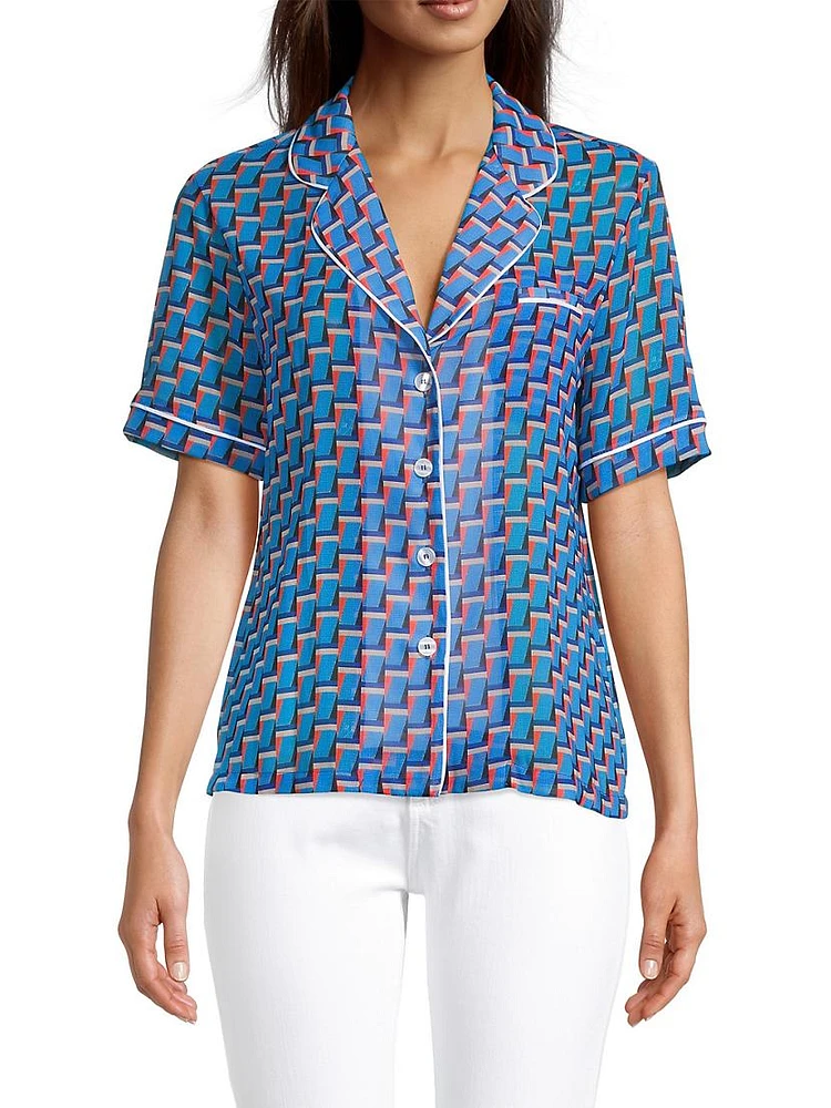 Printed Short-Sleeve Shirt