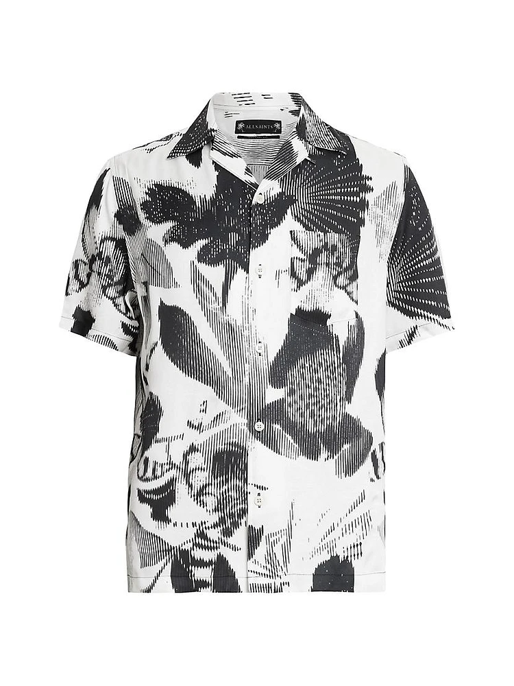 Frequency Floral Camp Shirt