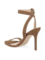 Darcelle 94MM Nubuck Stiletto Sandals