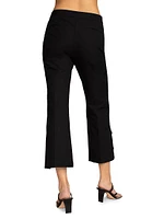 Ore Cropped Boot-Cut Pants