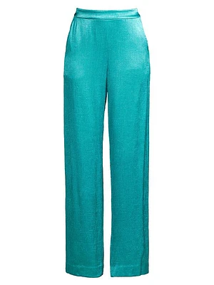 Sara Crinkle Pull-On Pants