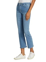 Le Crop Mini Boot High-Rise Boot-Cut Jeans