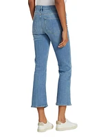 Le Crop Mini Boot High-Rise Boot-Cut Jeans