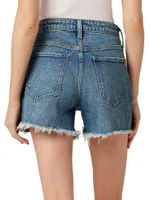 The Jessie Frayed Denim Shorts