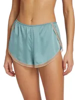 Stretch-Silk Tap Shorts