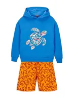 Little Boy's & Flock Starlettes Swim Trunks