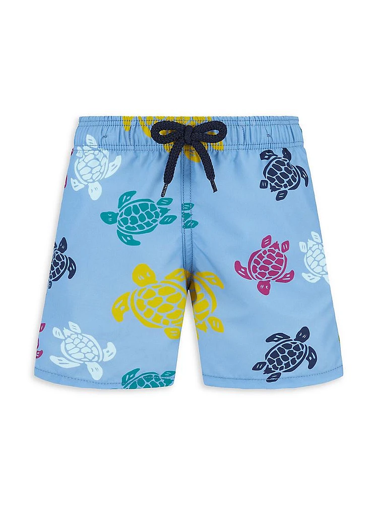 Little Boy's & Turtle Swim Trunks