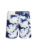 Little Boy's & Boy's Tie-Dye Fleece Shorts