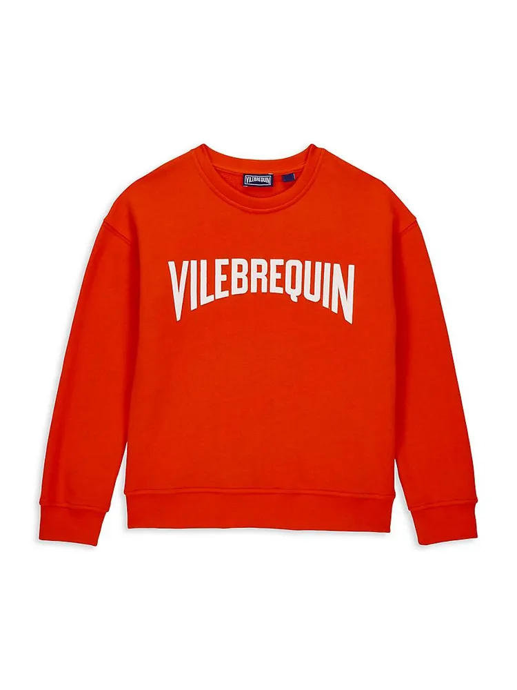 Little Kid's & Logo Crewneck Sweatshirt