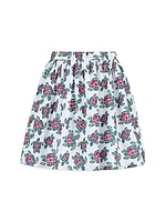 Little Girl's & Girl's Turtle Cotton Voile Skirt