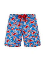 Little Boy's & Crab 'N' Shrimp Swim Trunks