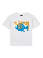 Little Boy's & Logo Fish Graphic T-Shirt