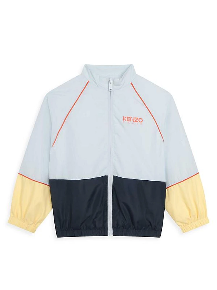 Little Boy's & Boy's Tricolor Track Jacket