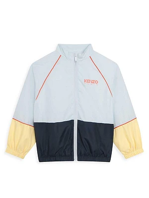 Little Boy's & Boy's Tricolor Track Jacket