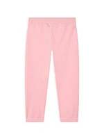 Little Girl's & Fleece Logo Joggers