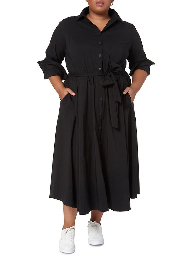 Poplin Shirtdress