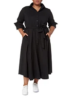 Poplin Shirtdress