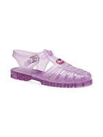 Jelly PVC Logo Sandals