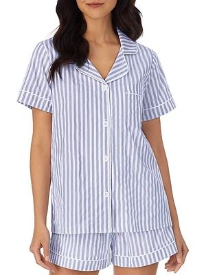 Short-Sleeve Cotton Pajama Set