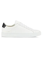 Retro Low Leather Sneakers