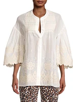 Embroidered Cotton Lawn Shirt