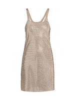 Crystal-Embellished Minidress