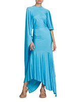 Cape Maxi Dress