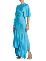 Cape Maxi Dress