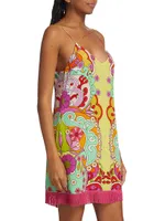 Bebe Floral-Printed Shift Dress