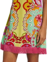 Bebe Floral-Printed Shift Dress