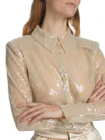 Tiffany Sequined Shirt