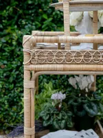 Provence Rattan Bar Cart