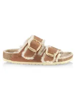 Arizona Buckled Shearling Sandals